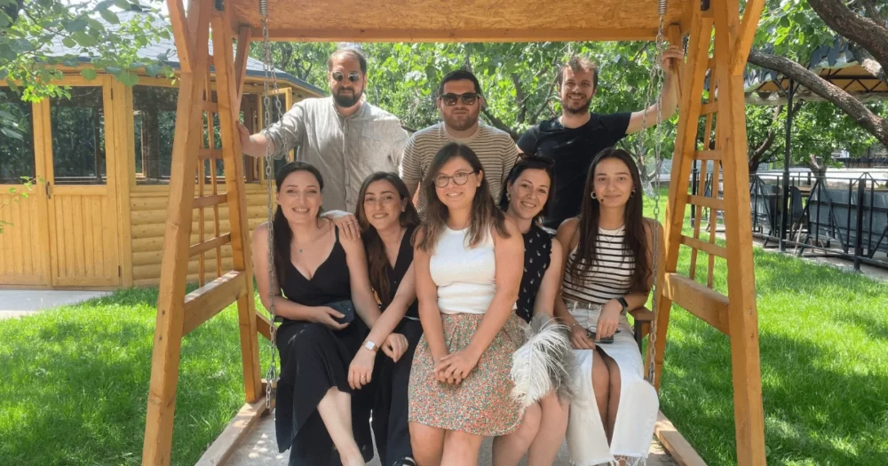 Groupe du Réseau Express Jeunes en visite au Caucase